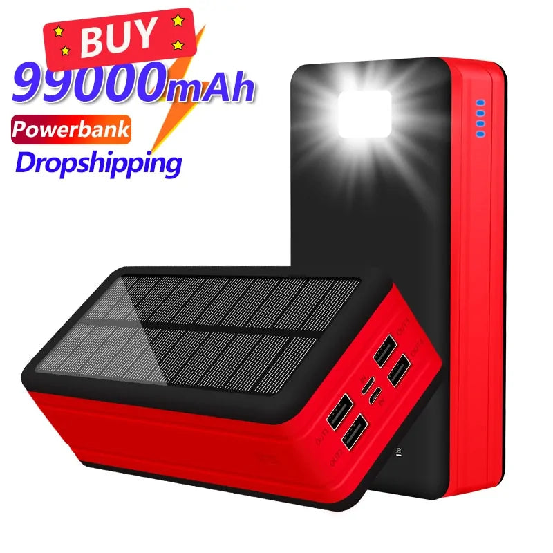 Solar Power Charger | 99000mah Solar Bank | QMARIC