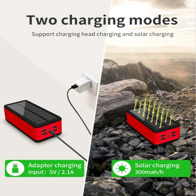 Solar Power Charger | 99000mah Solar Bank | QMARIC