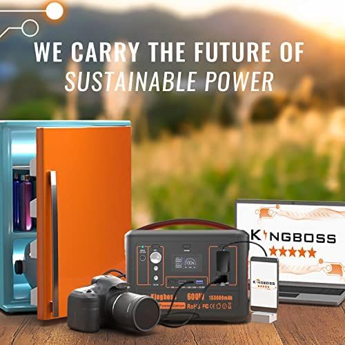 600W Portable Power Station 568Wh 153600mAh Solar Generator Backup Power With AC/DC/ PD 65W Type-c/QC3.0/Wireless Charger /Flashlight; CPAP Battery Pack Emergency Power Supply Battery Power