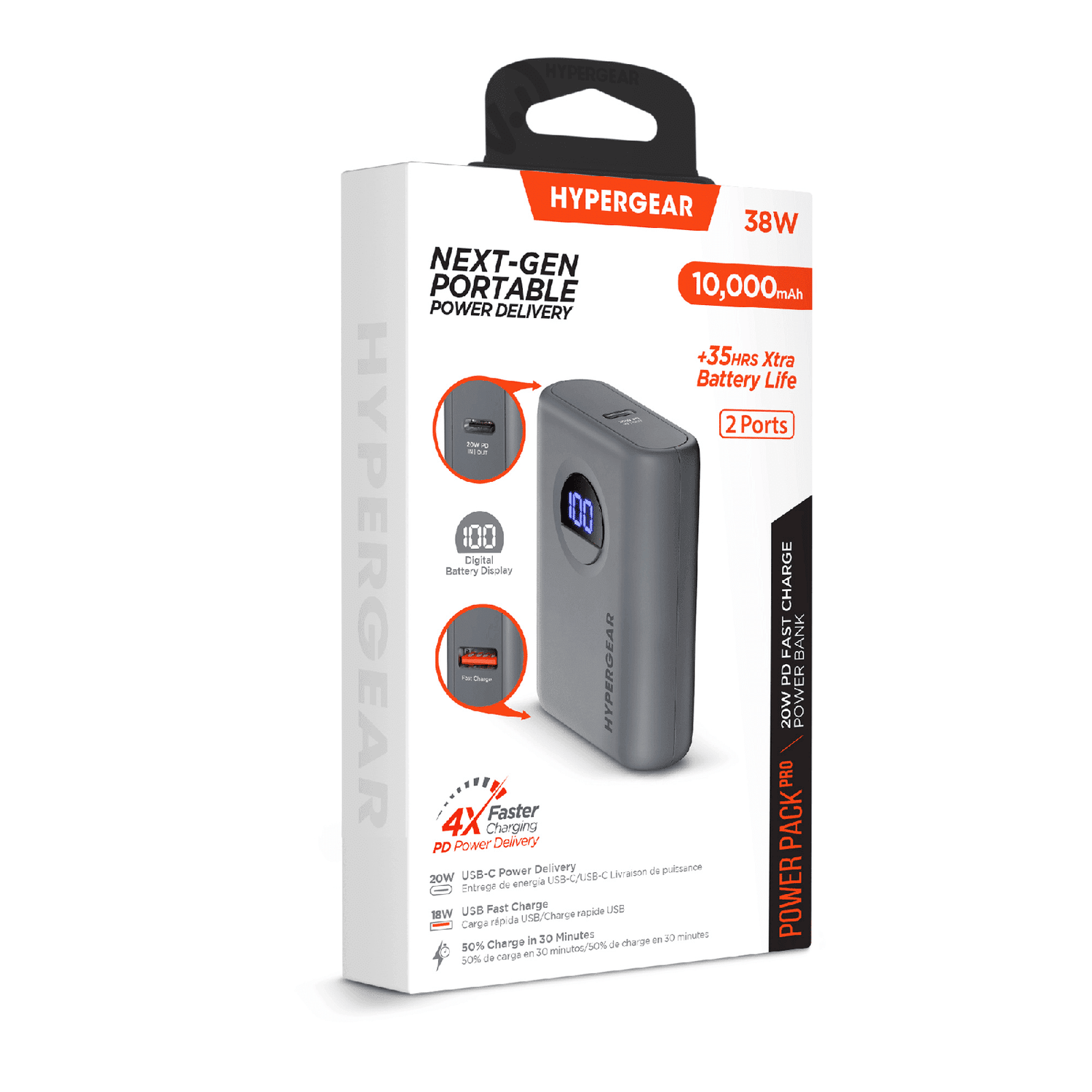 HyperGear PowerPack PRO 10000mAh Fast Charger