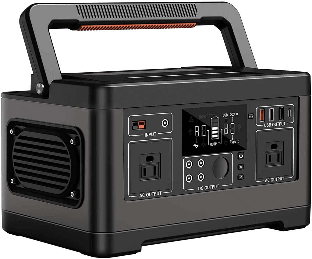 500Wh Portable Power Station for Travel and Camping