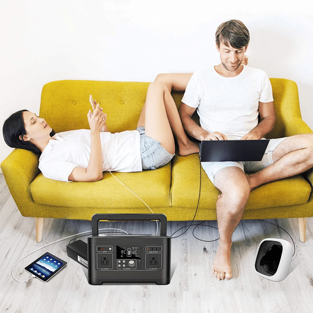 500Wh Portable Power Station for Travel and Camping