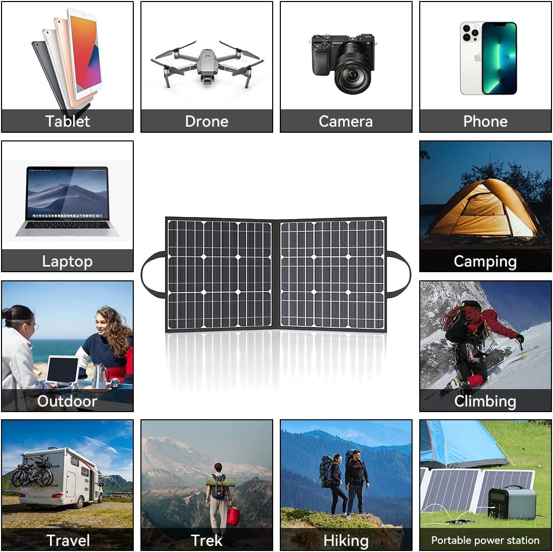 GOFORT 330W Portable Power Station with Foldable Solar Panel