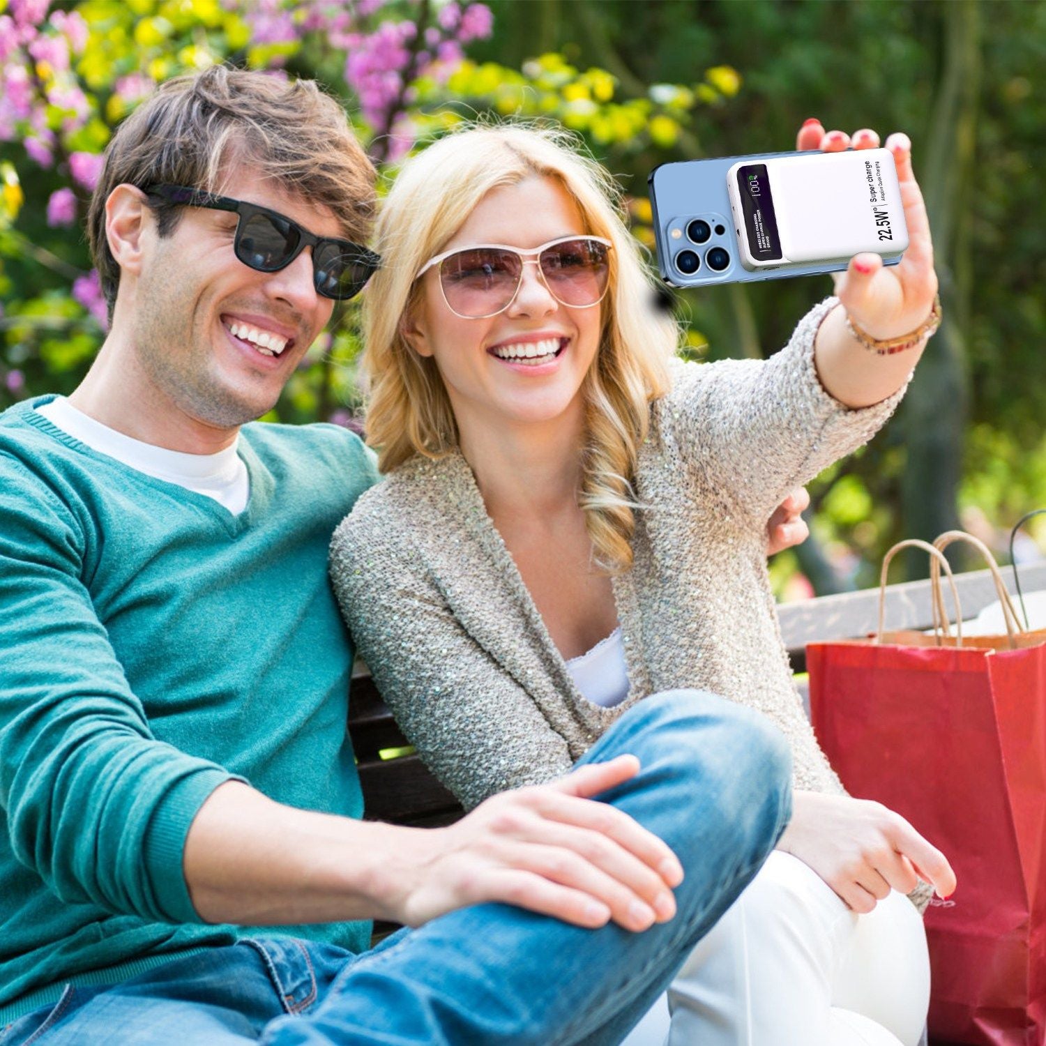 10000mAh Magsafe 3-in-1 Portable Charger