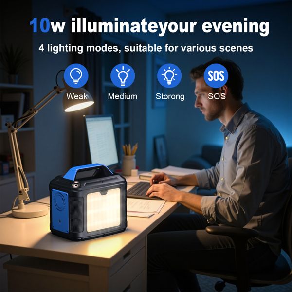 300W Portable Power Station with 296Wh Battery