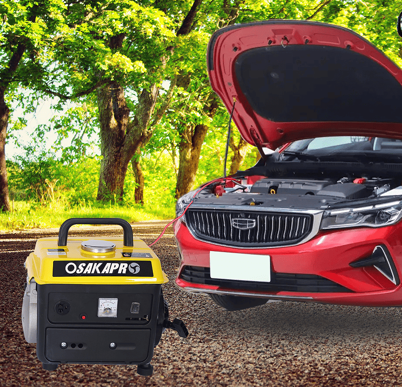 900 Watt Portable Gas and Oil Hybrid Generator