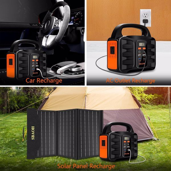 150W Portable Power Station with 155Wh Battery
