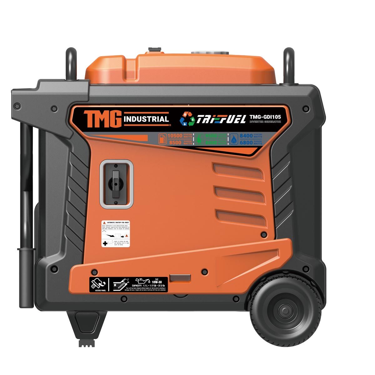10500 Watt Digital Inverter Hybrid Portable Generator