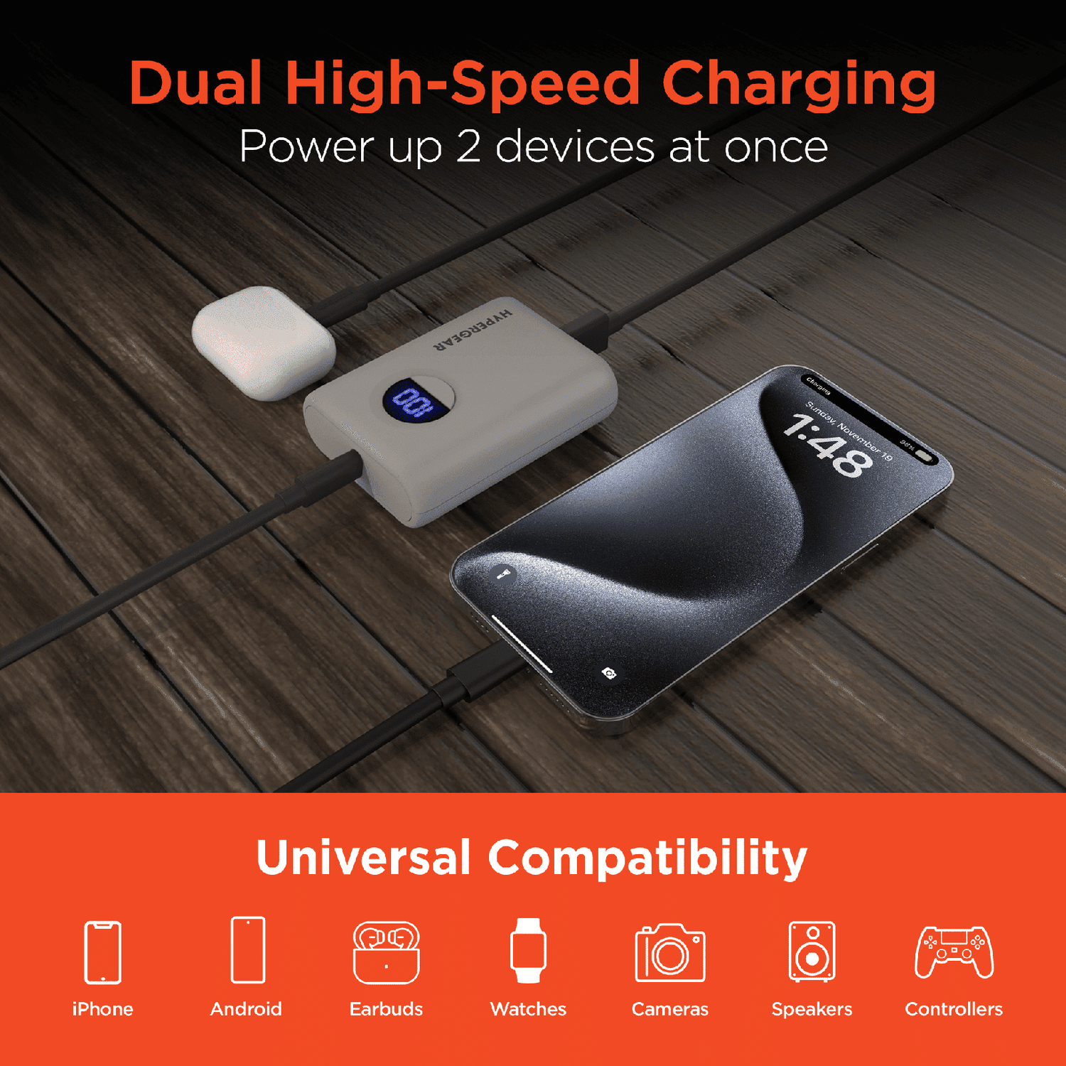 HyperGear PowerPack PRO 10000mAh Fast Charger