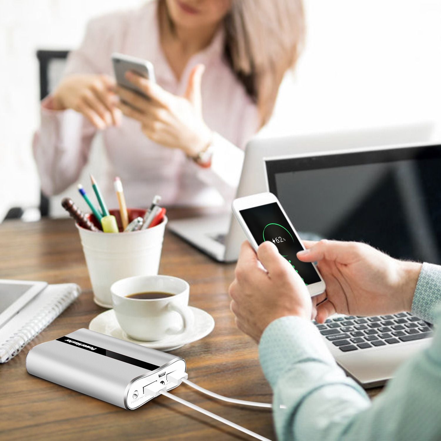 12000mAh Dual USB Portable Power Bank