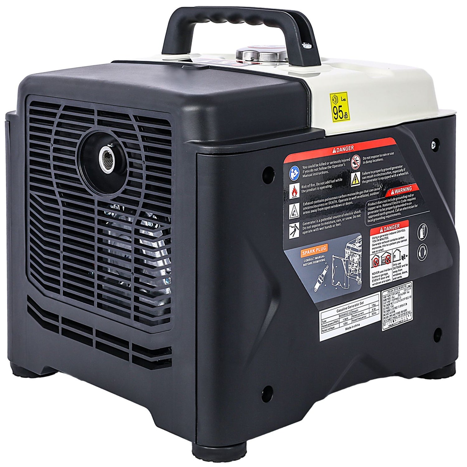 Ultra-Quiet 1200W Portable Inverter Gas Generator