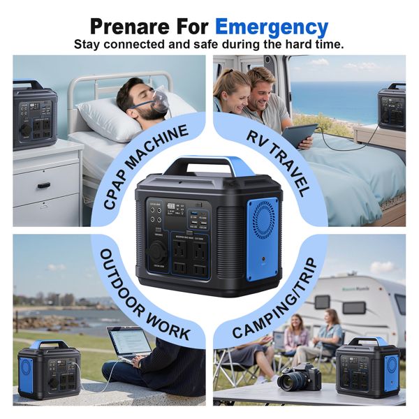 300W Portable Power Station with 296Wh Battery