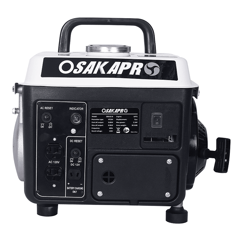 900 Watt Portable Gas and Oil Hybrid Generator