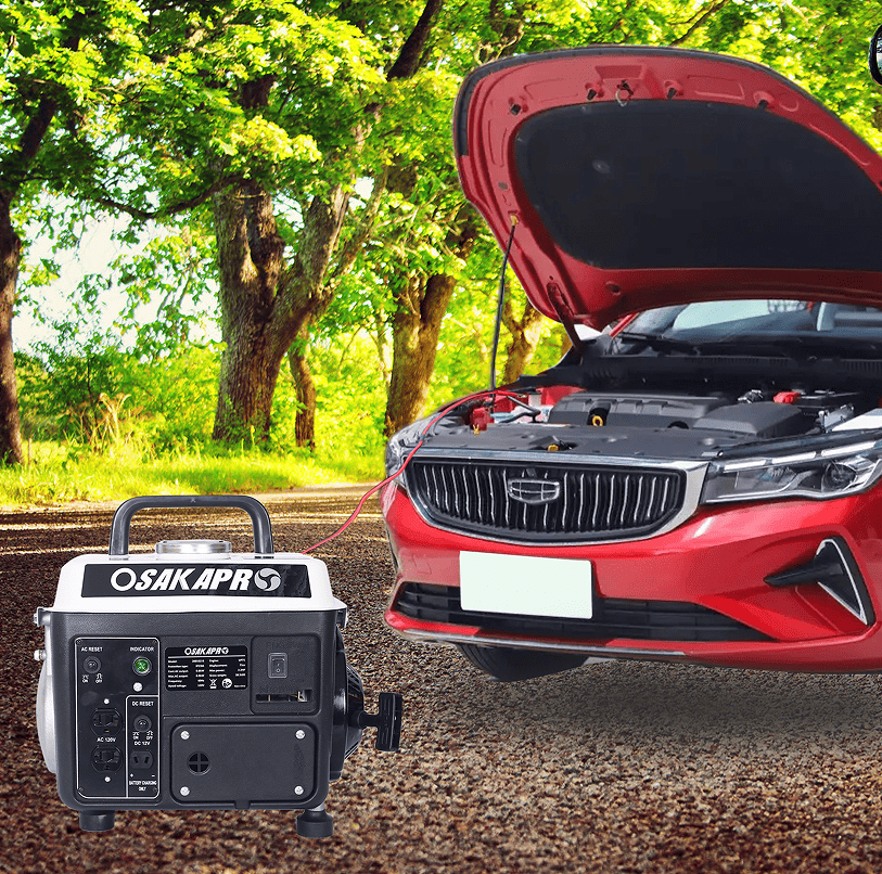 900 Watt Portable Gas and Oil Hybrid Generator