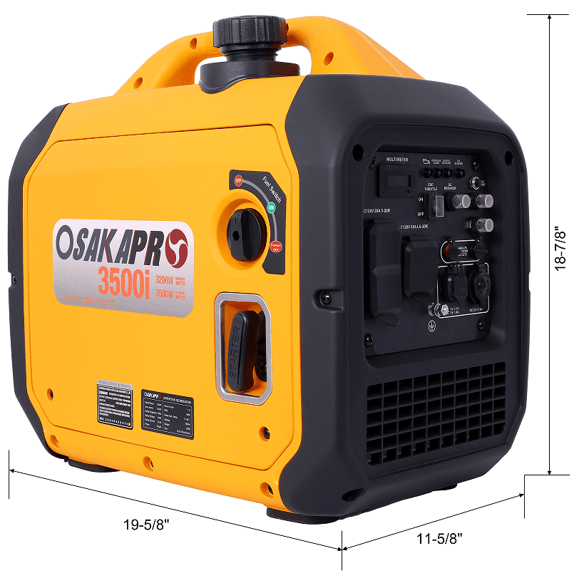 3500 Watt Portable Inverter Gasoline Generator
