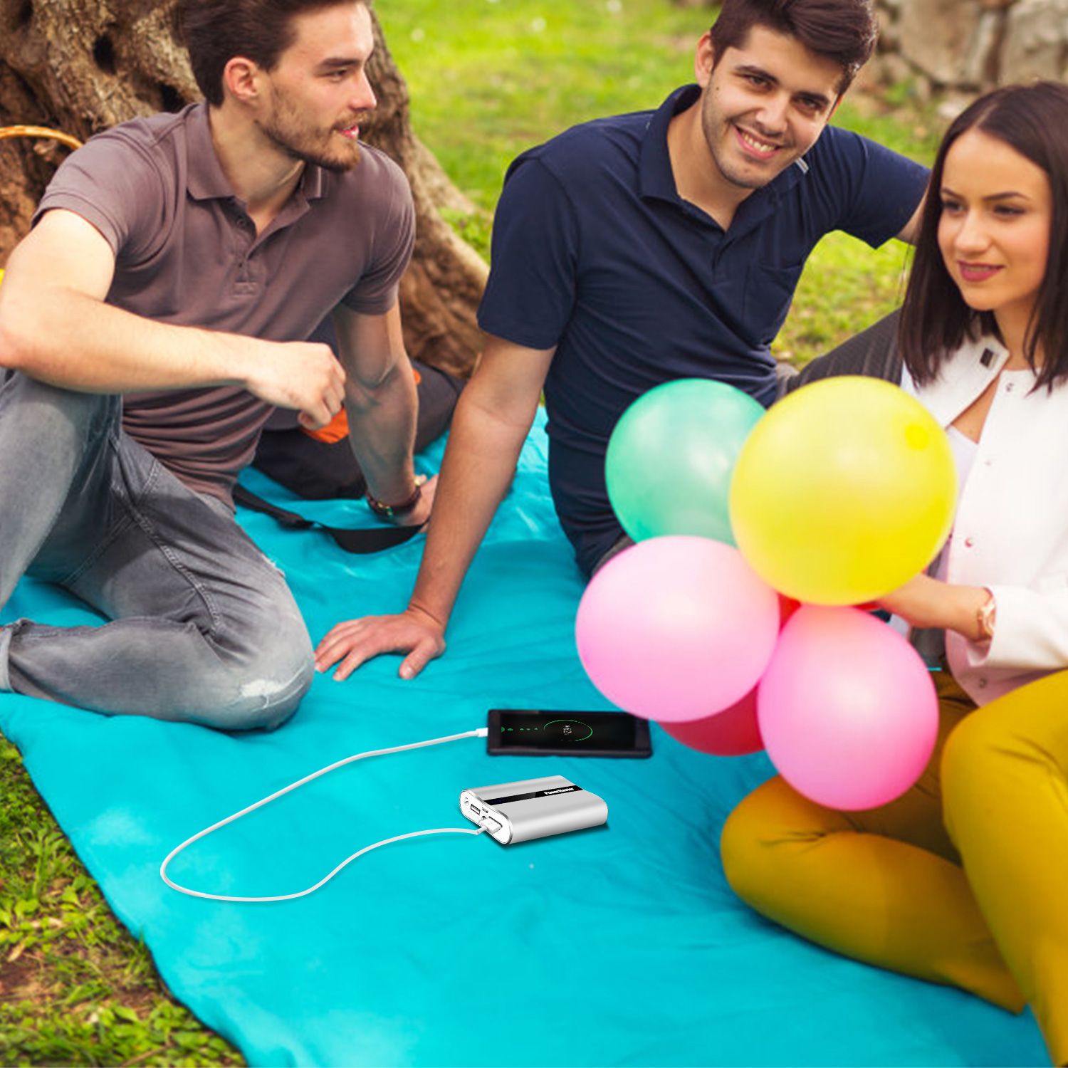 12000mAh Dual USB Portable Power Bank