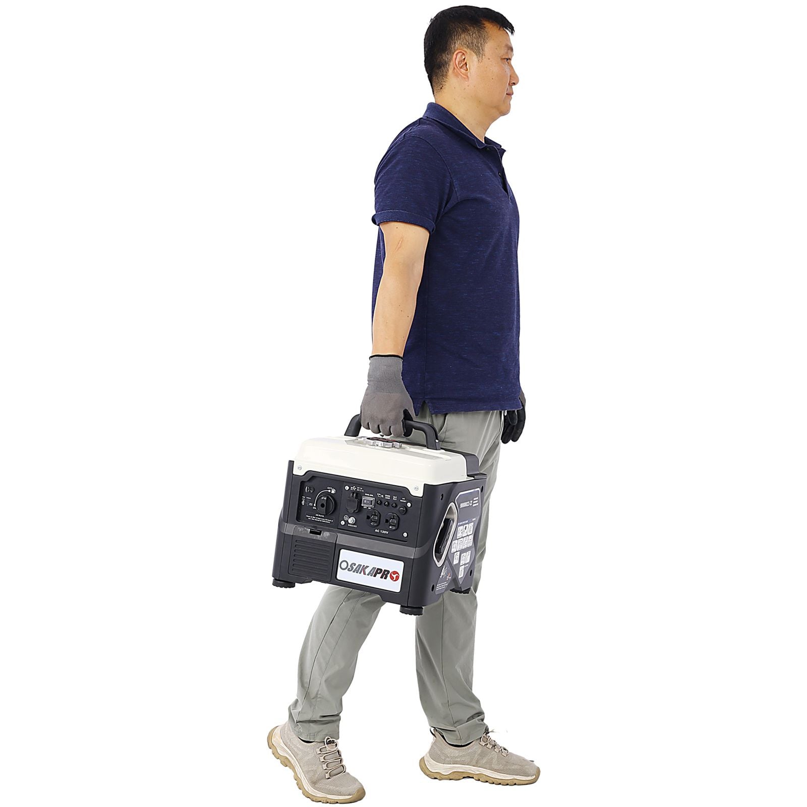 Ultra-Quiet 1200W Portable Inverter Gas Generator