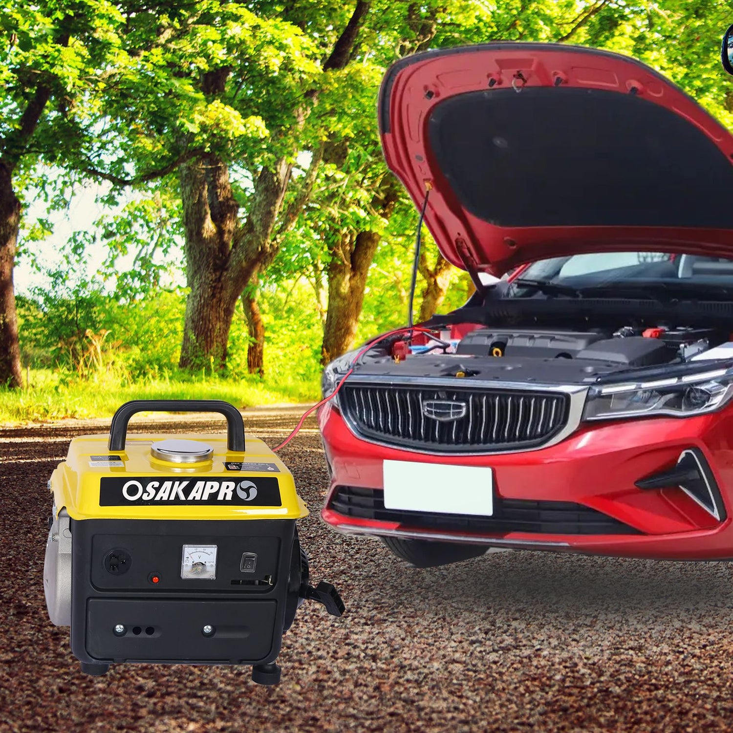 Portable Gas Powered Low Noise Outdoor Generator