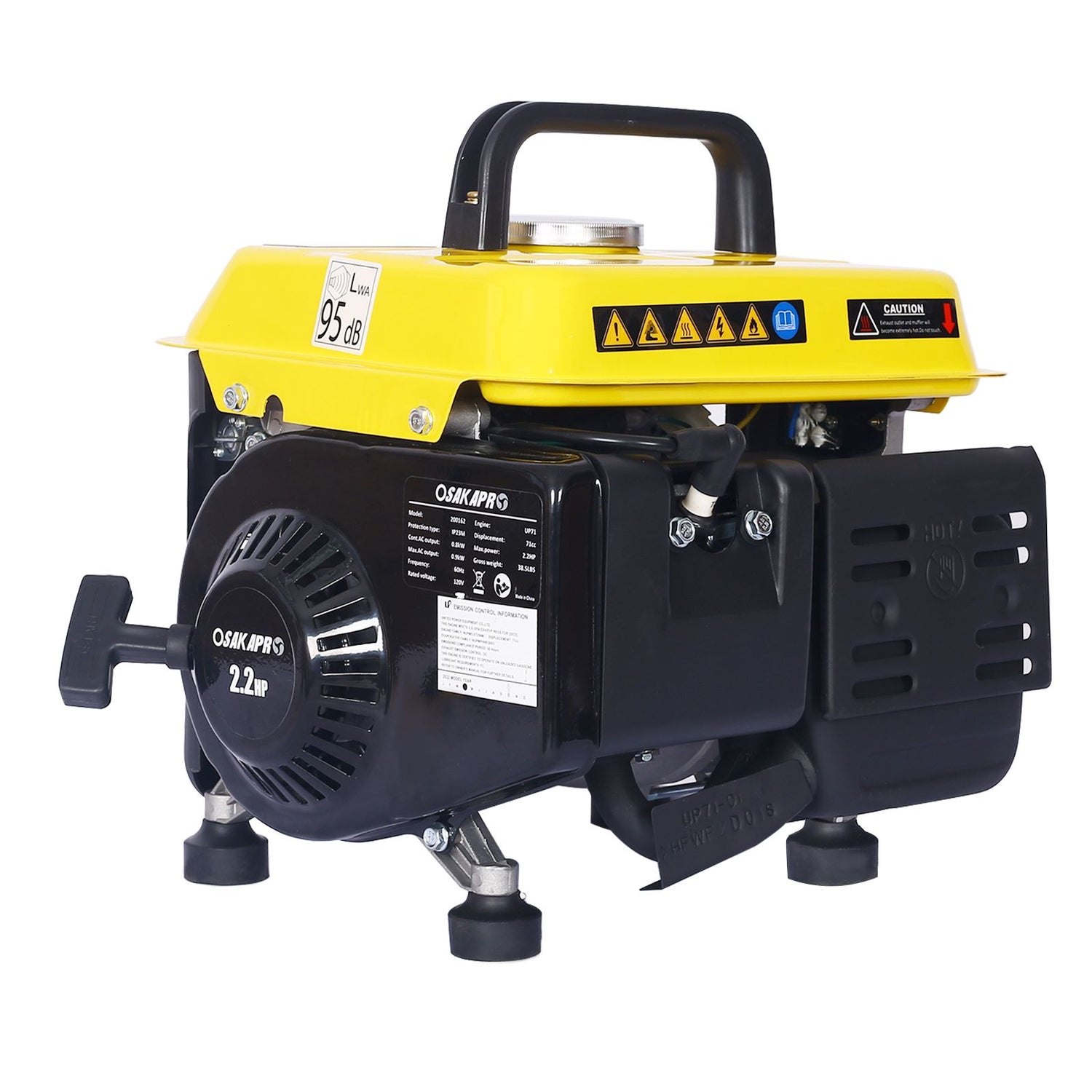 Portable Gas Powered Low Noise Outdoor Generator