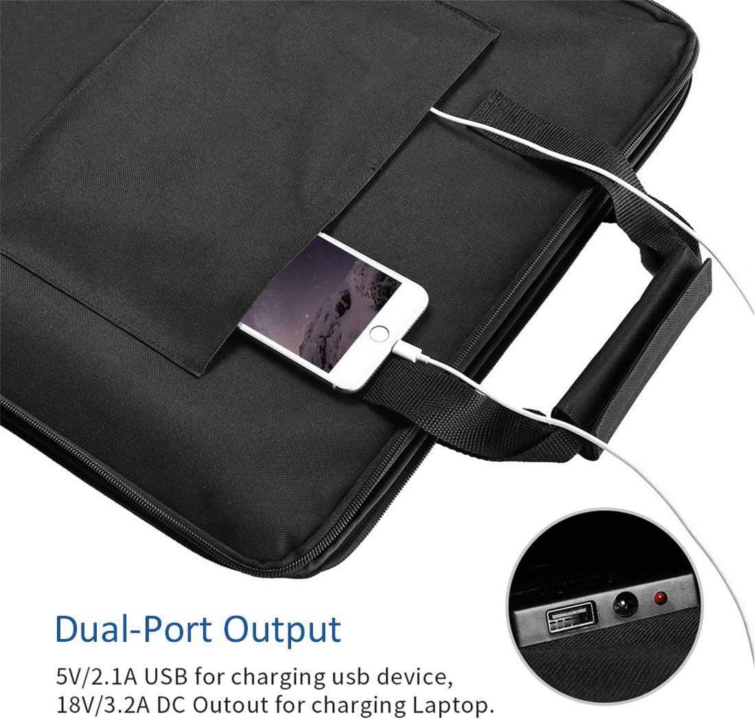 200W Peak Power Station, Flashfish CPAP Battery 166Wh 45000mAh Backup Power Pack With 50W 18V Portable Solar Panel, FLASHFISH Foldable Solar Charger