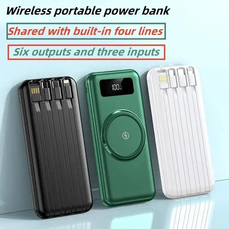 Wireless Power Bank | 20000mAh Power Bank | QMARIC