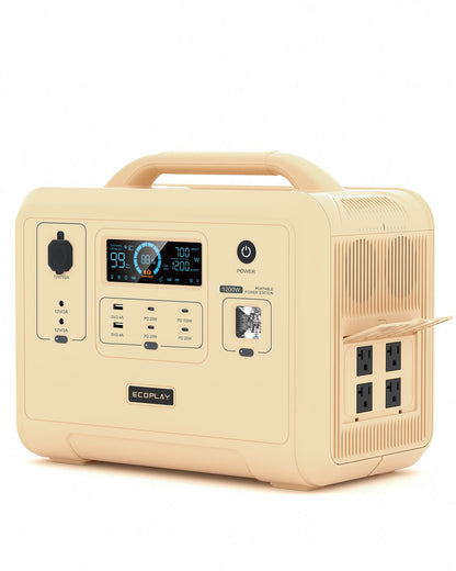 Ecoplay 1200W Portable Power Station 960Wh