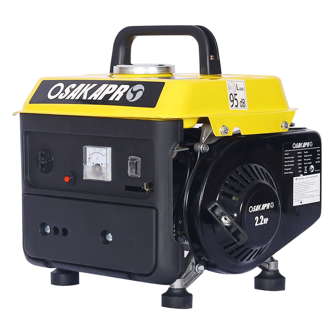Portable Gas Powered Low Noise Outdoor Generator