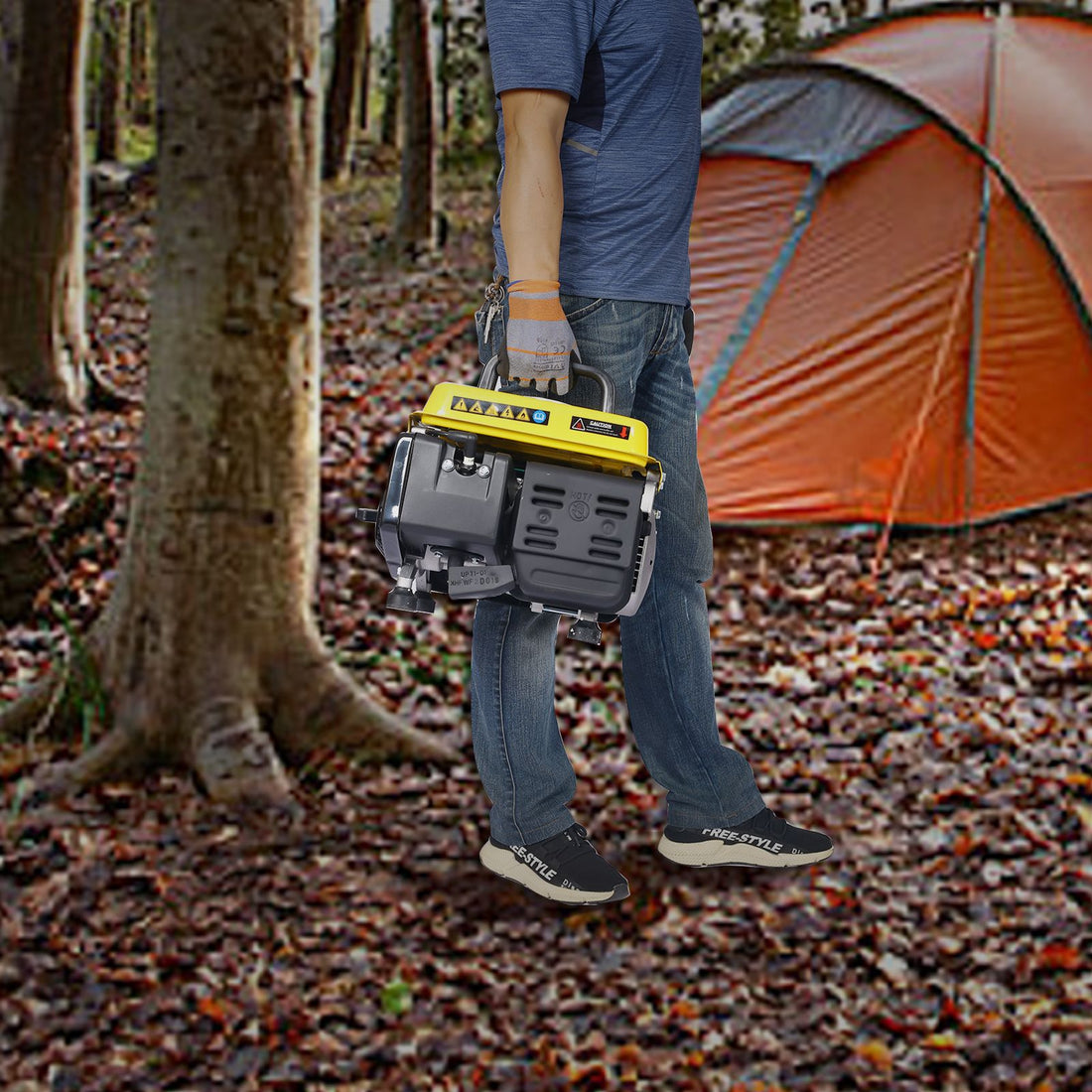 Portable Gas Powered Low Noise Outdoor Generator