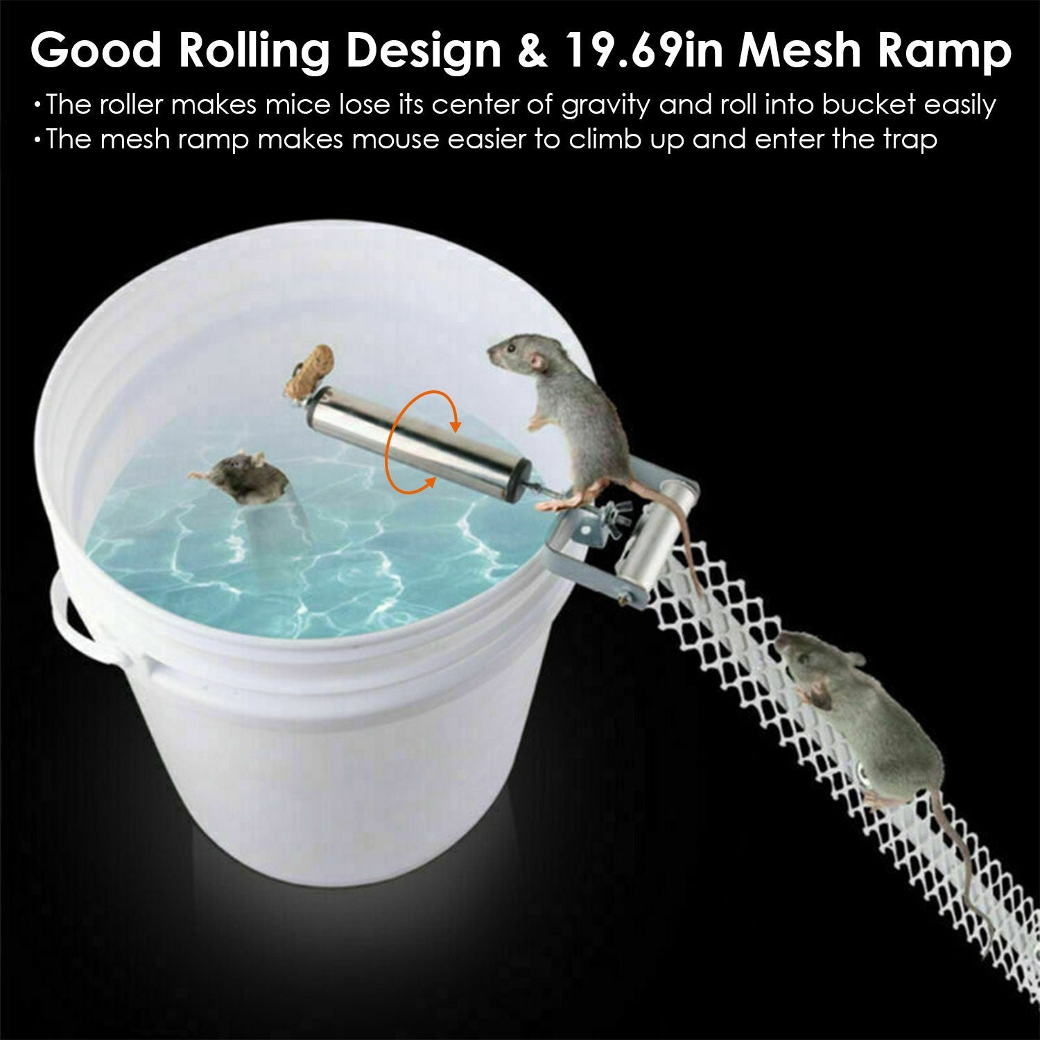 Reusable Mice Rat Mouse Killer Roll Trap