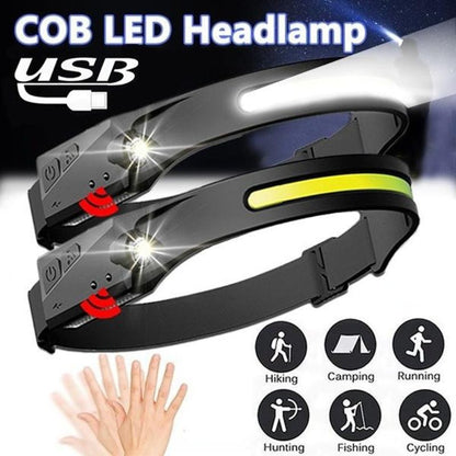 Rechargeable Wide-Angle LED Work Headlamp