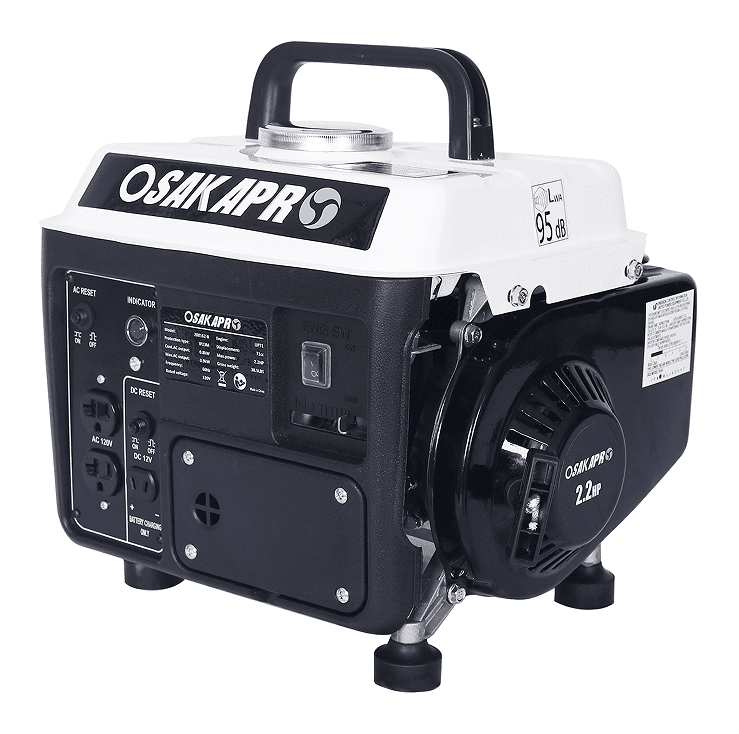 900 Watt Portable Gas and Oil Hybrid Generator